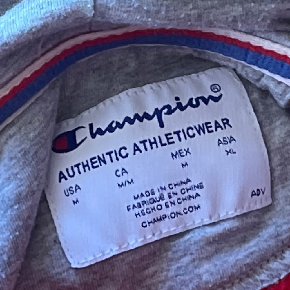 Champion Bold Red Men's Hoodie Size Medium - Picture 4 of 5